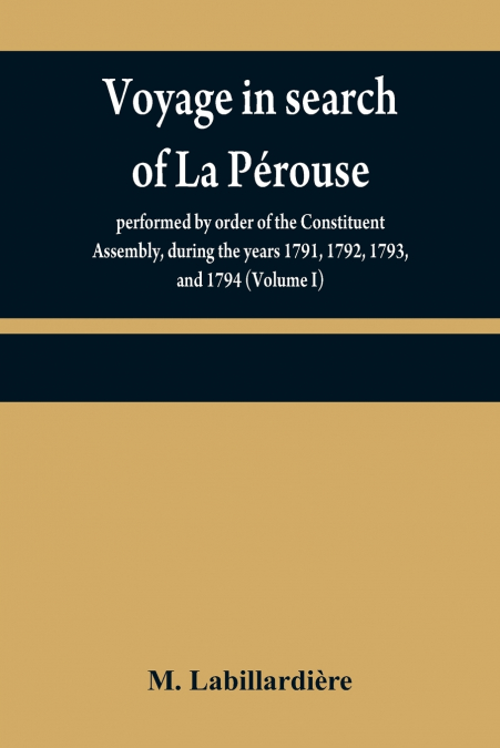 Voyage in search of La Pérouse