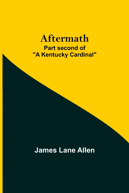 Aftermath; Part second of 'A Kentucky Cardinal'