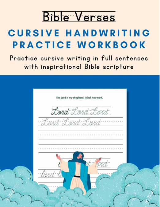 Bible Verses Cursive Handwriting Practice workbook