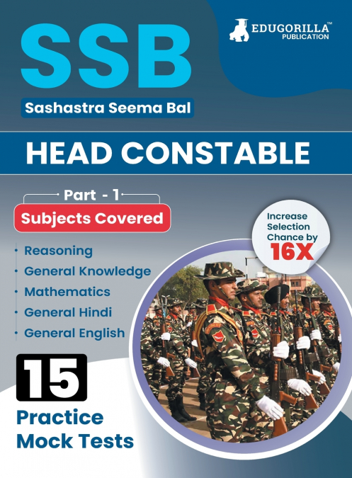 SSB Head Constable Book 2023 (English Edition) - 15 Full Length Mock Tests with Free Access to Online Tests