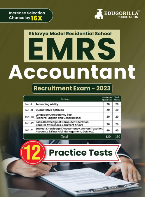 EMRS Accountant Exam Book 2023 (English Edition) - Eklavya Model Residential School - 12 Practice Tests (1500+ Solved Questions) with Free Access To Online Tests