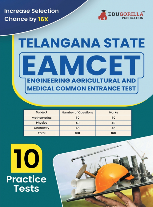 TS EAMCET Engineering Exam Book 2023 (English Edition) | Telangana State Engineering, Agricultural and Medical Common Entrance Test | 10 Practice Tests (1600 Solved MCQs) with Free Access To Online Te