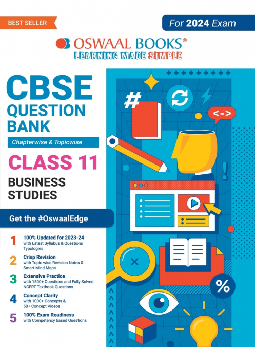 Oswaal CBSE Chapterwise & Topicwise Question Bank Class 11 Business Studies Book (For 2023-24 Exam)