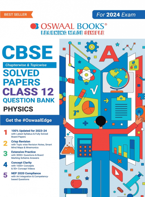 Oswaal CBSE Chapterwise & Topicwise Question Bank Class 12 Physics Book (For 2023-24 Exam)