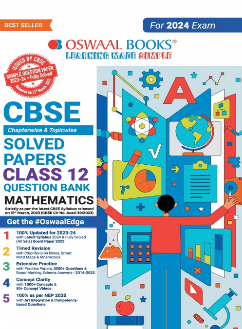 Oswaal CBSE Class 12 Mathematics Question Bank 2023-24 Book
