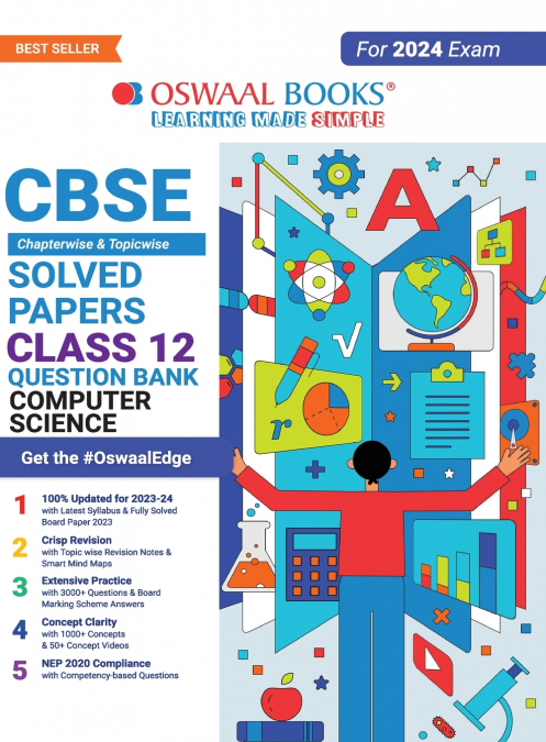 Oswaal CBSE Class 12 Computer Science Question Bank 2023-24 Book