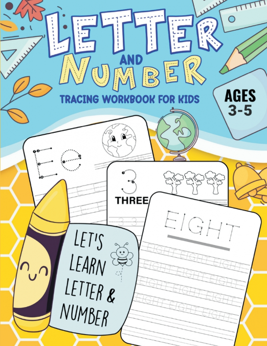 Letter and Number Tracing Workbook