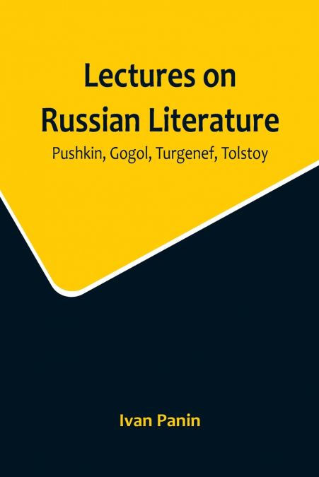 Lectures on Russian Literature