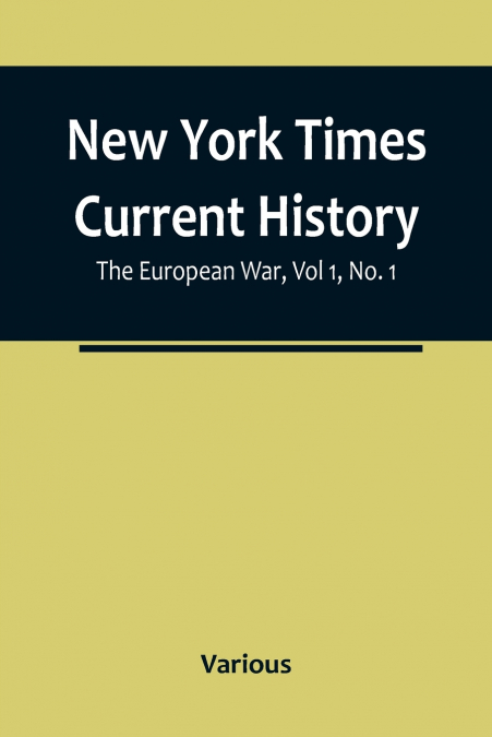 New York Times Current History