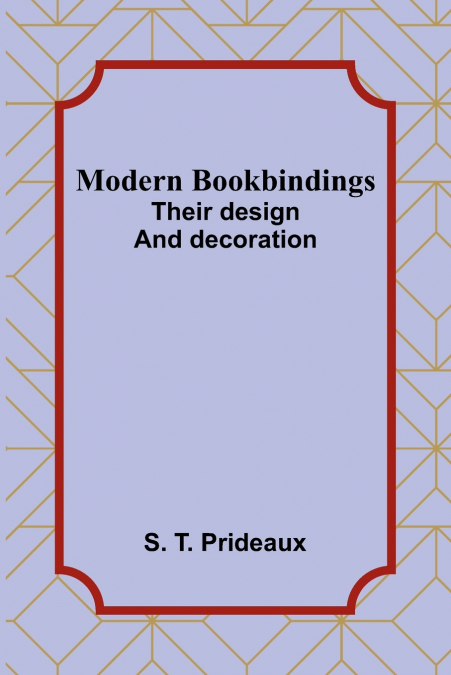 Modern bookbindings