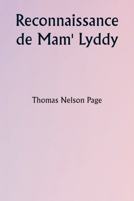 Reconnaissance de Mam’ Lyddy
