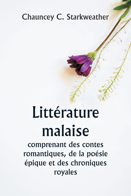 Littérature malaise  comprenant des contes romantiques, de la poésie épique et des chroniques royales