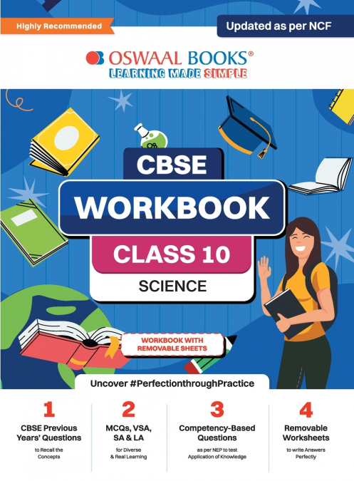 Oswaal CBSE Workbook | Science | Class 10 | Updated as per NCF | For better results | For 2024 Exam