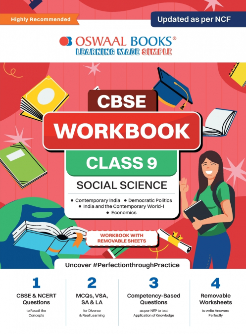 Oswaal CBSE Workbook | Social Science | Class 9 | Updated as per NCF | For better results | For 2024 Exam