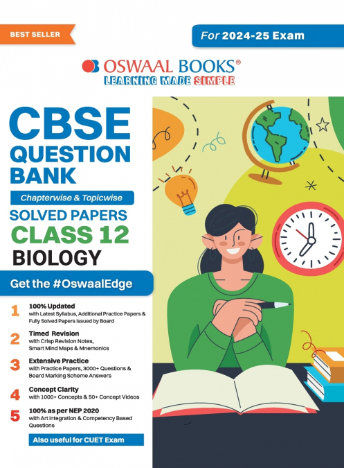 Oswaal CBSE Question Bank Class 12 Biology, Chapterwise and Topicwise Solved Papers For Board Exams 2025