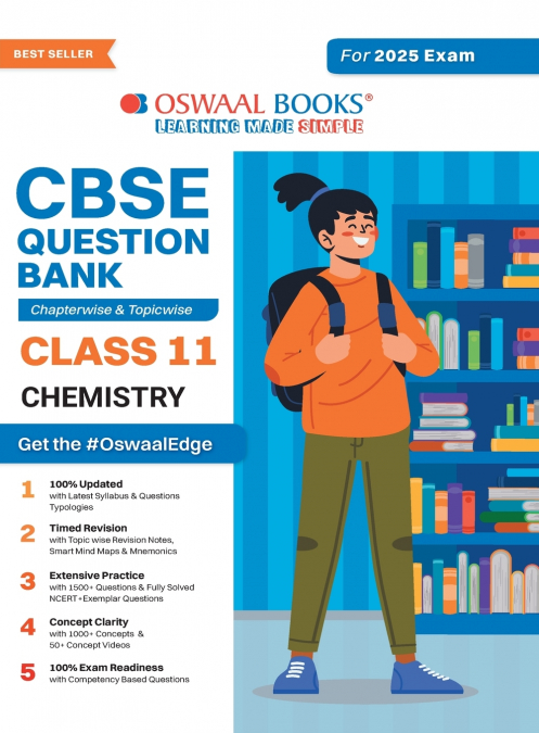 Oswaal CBSE Question Bank Class 11 Chemistry, Chapterwise and Topicwise Solved Papers For 2025 Exams