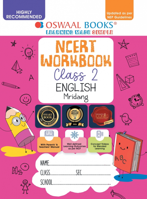 Oswaal NCERT Workbook Class 2 English Mridang (For Latest Exam)