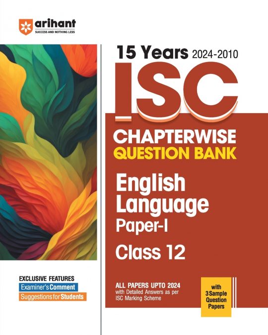 ISC Chapterwise English Language 12th