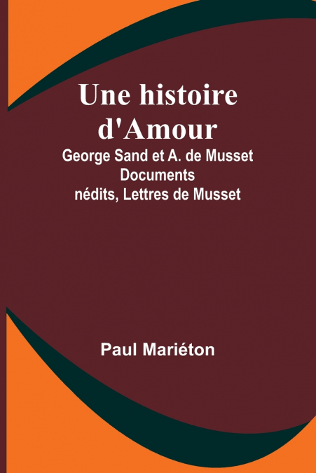 Une histoire d’Amour