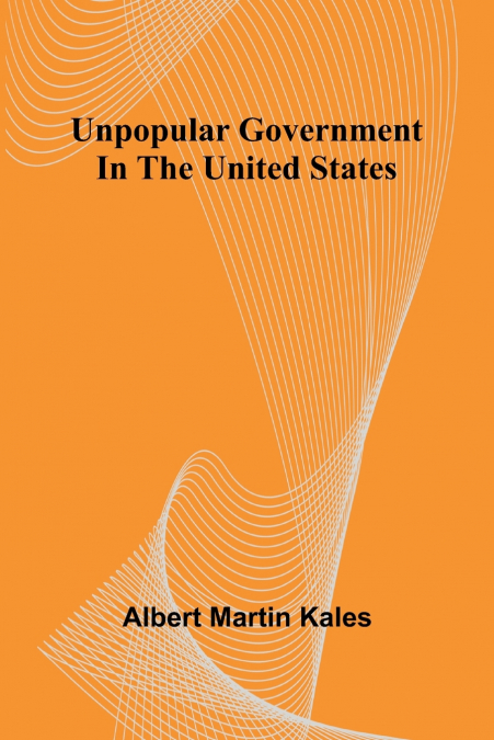 Unpopular government in the United States