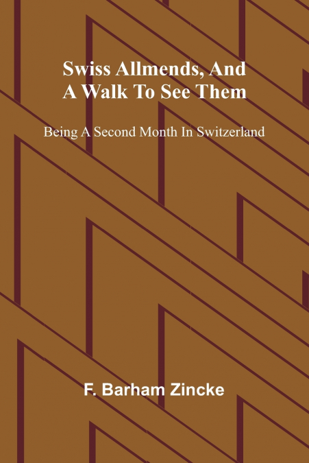 Swiss allmends, and a walk to see them