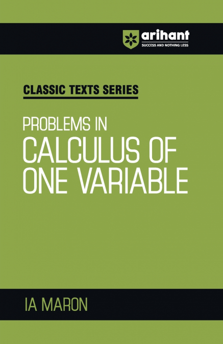 Calculus of One Variable