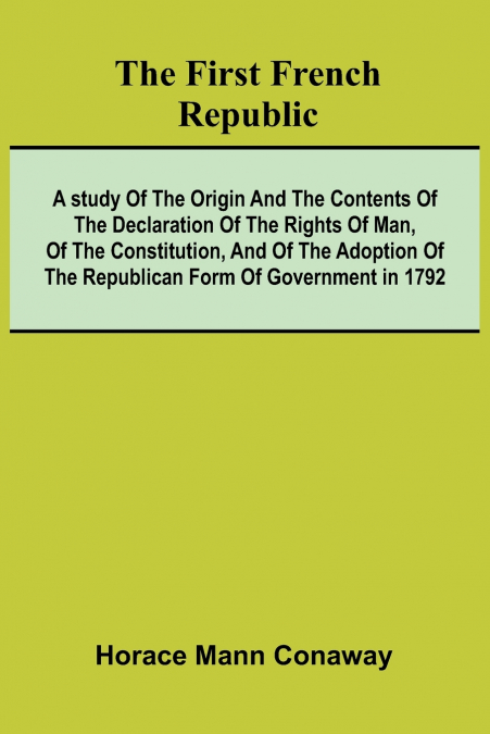 The first French Republic