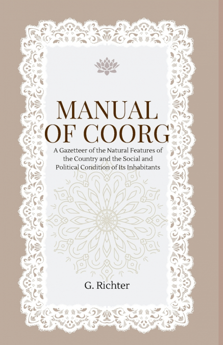 MANUAL OF COORG