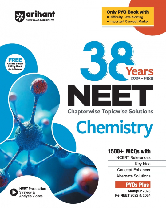 38 Years’ 2025-1988 NEET Chapterwise Topicwise Solutions Chemistry