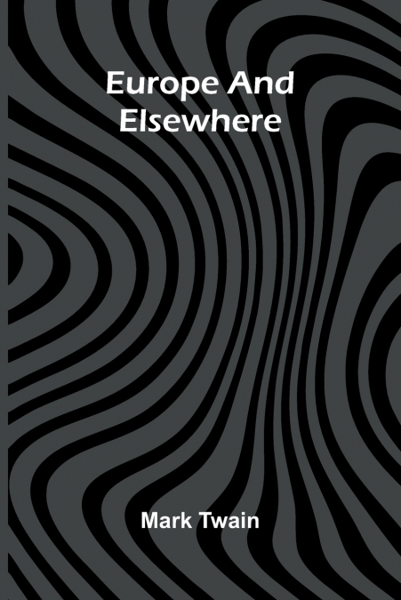 Europe And Elsewhere