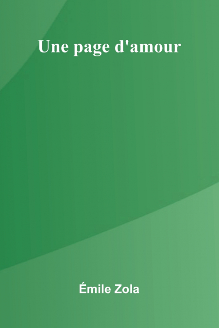 Une Page D’Amour