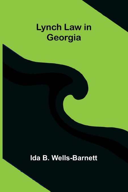 Lynch Law in Georgia