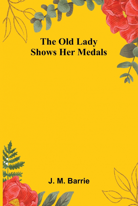 The old lady shows her medals