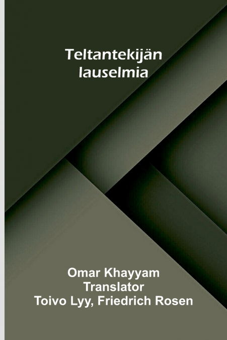Teltantekijän lauselmia