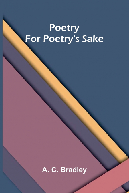 Poetry for Poetry’s Sake