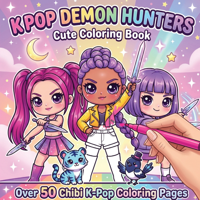 KPop Demon Hunters Cute Coloring Book