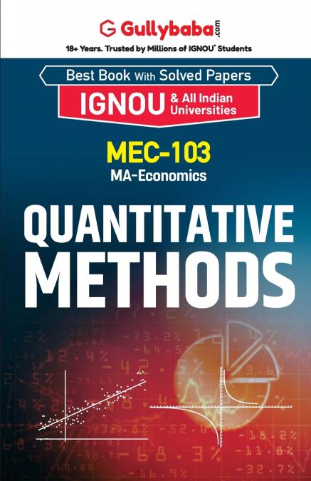 MEC-103 Quantitative Methods