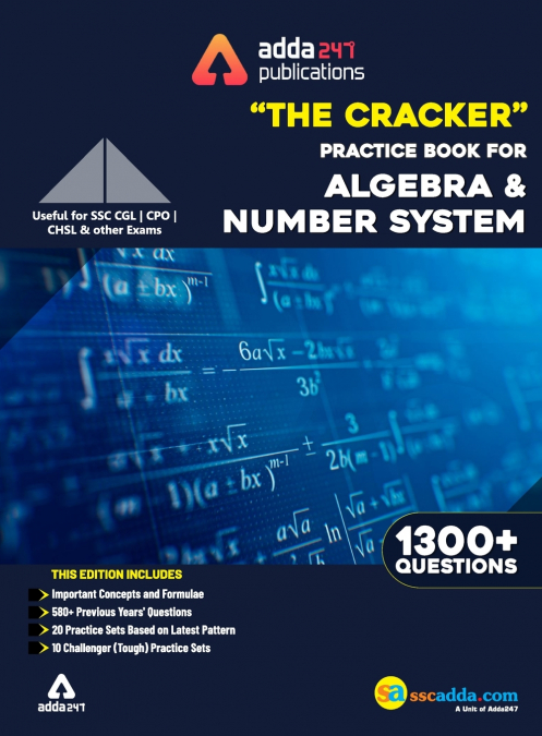 The Cracker Practice Book for Algebra and Number System (In English Printed Edition)