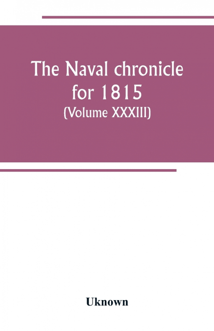 The Naval chronicle for 1815