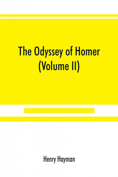The Odyssey of Homer (Volume II)