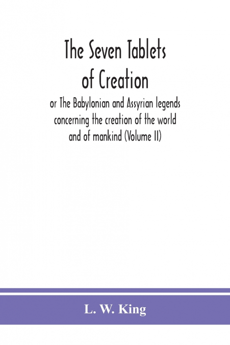 The seven tablets of creation