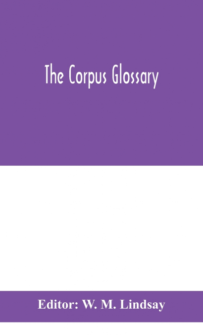 The Corpus Glossary
