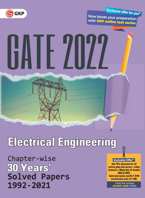 GATE 2022 Electrical Engineering - 30 Years Chapterwise Solved Paper (1992-2021)
