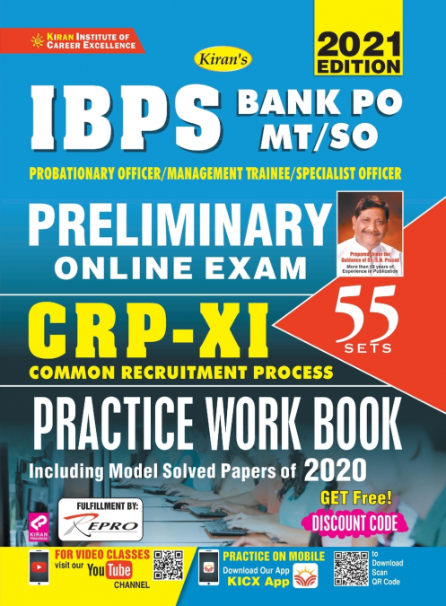IBPS Bank PO MT SO Pre. CRP-X PWB (English) -2021-Repair Old 3086