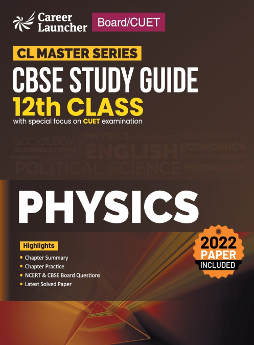 Board+CUET 2023 CL Master Series - CBSE Study Guide - Class 12 - Physics
