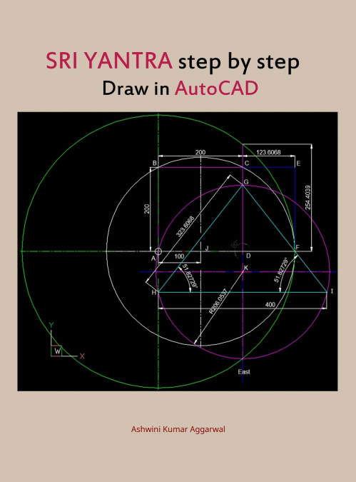 Sri Yantra step by step draw in AutoCAD
