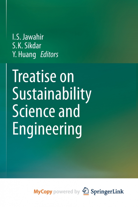 Treatise on Sustainability Science and Engineering