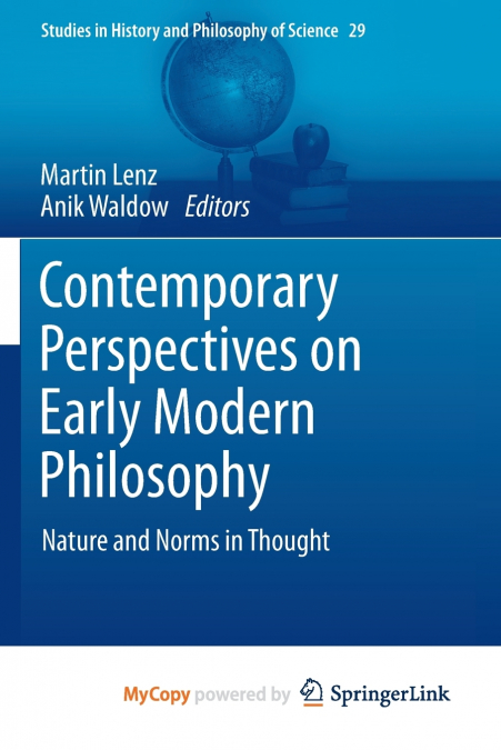 Contemporary Perspectives on Early Modern Philosophy