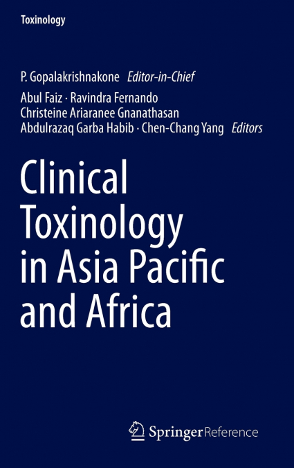 Clinical Toxinology in Asia Pacific and Africa