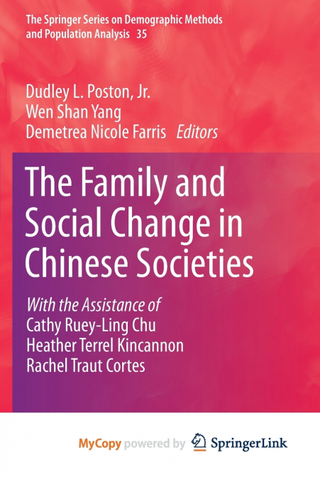 The Family and Social Change in Chinese Societies